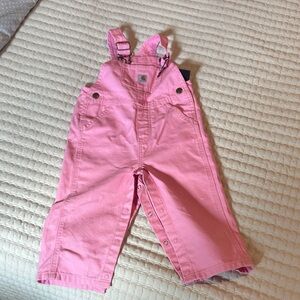 Carhartt Kids Bright Pink Overalls